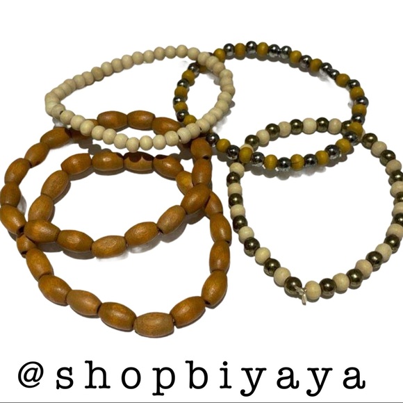 So Mixed Beads Elephant Animal Love Bracelets Set - Picture 4 of 9